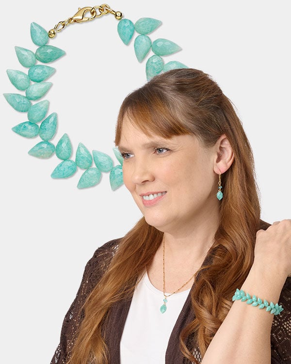 model showcasing bracelet design ideas